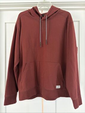 Eddie Bauer Men's Rust Red Hoodie Sweatshirt, M